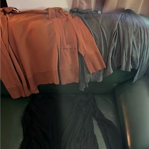 Bundle of three sweaters and one lightweight cardigan